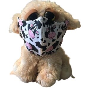 KID’S “HAPPY COW” COTTON BLEND FACE MASK